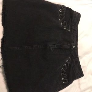 Honey Punch Denim Skirt